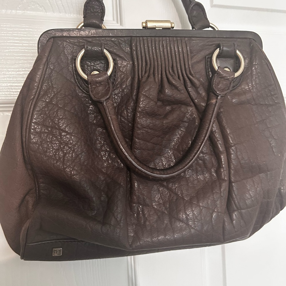 Elliot Lucca Leather Medium Purse Handbag Clutch